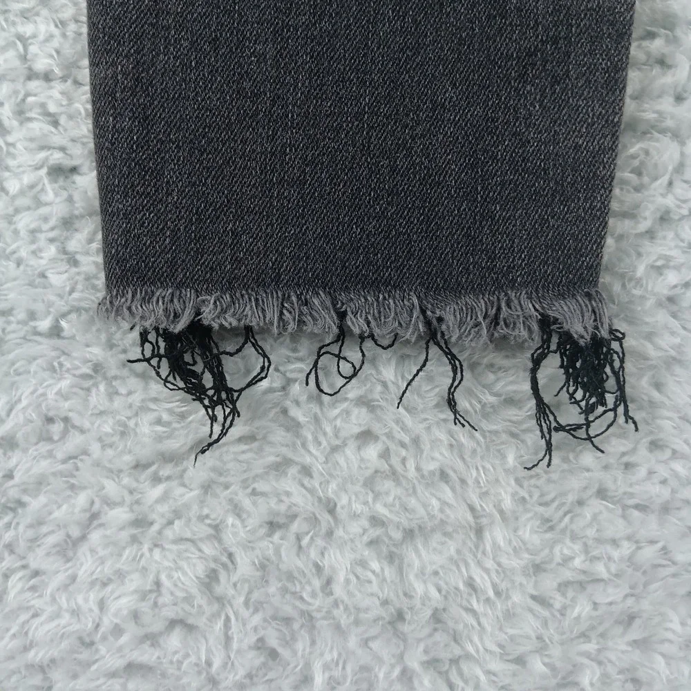 BKE Payton Ankle Skinny Jeans Womens 30x27 Faded Black ABK5648A Distressed - Picture 2 of 14